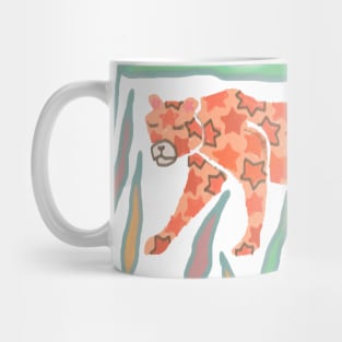 star pattern panther 1 Mug